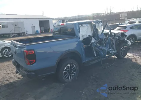 2024 Ford Ranger Lariat z USA, uszkodzony, nr VIN 1FTER4KPXRLE64681